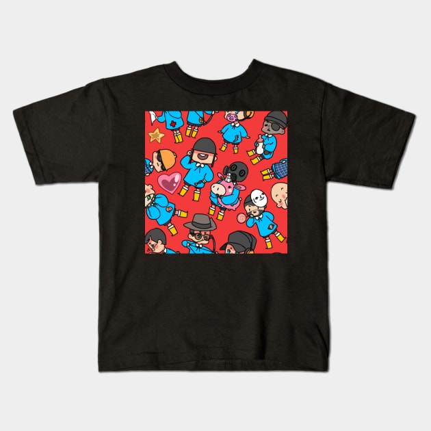 TF2 kiddies RED Kids T-Shirt by Velvetcat09